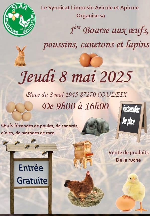 2025-03-31 SLAA Affiche Bourse aux Oeufs 8-5-25
