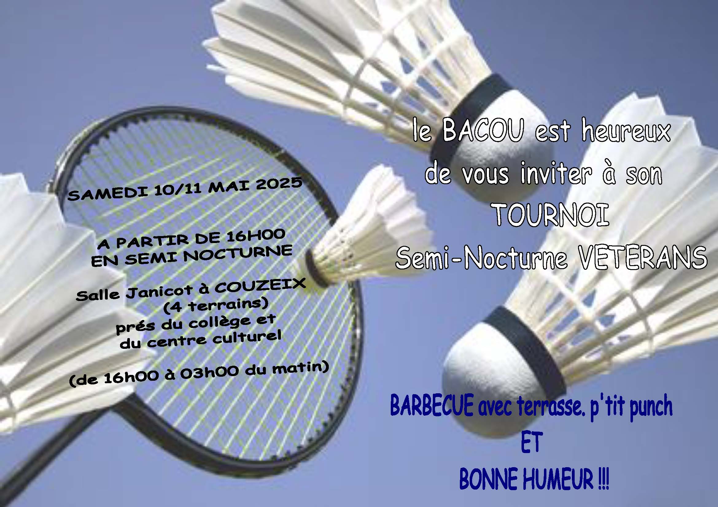 Affiche image tournoi semi nocturne vétérans 11 mai 2025