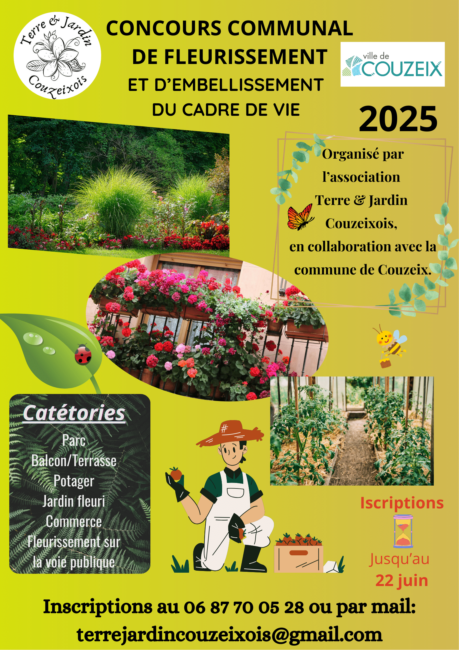 CONCOURS COMMUNAL DE FLEURISSEMENT ET D’EMBELLISSSEMENT DU CADRE DE VIE (1)